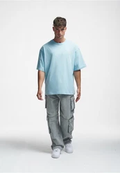 2Y Studios T-Shirt Insignia Oversize Tee Hellblau/Blau