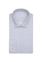 Businesshemd Regular Regular Extra langer Arm Kentkragen Kleinmuster