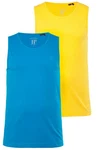 JP1880 T-Shirt Tank Top 2er-Pack (2-tlg) Gelb/Blau