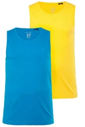 JP1880 T-Shirt Tank Top 2er-Pack (2-tlg) Gelb/Blau