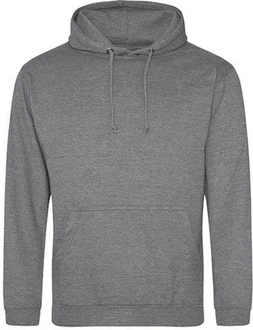 Just Hoods Kapuzenpullover College Hoodie Hellgrau/Dunkelgrau/Grau Just Hoods Kapuzenpullover College Hoodie Hellgrau/Dunkelgrau/Grau