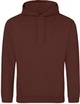 Just Hoods Kapuzenpullover College Hoodie Braun/Dunkelrot/Rot/Orange/Bordeaux/Dunkelbraun