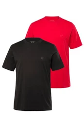 T-Shirt T-Shirts Basic 2er-Pack Rundhals bis 8XL (2-tlg)