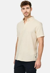 Indicode Hemd INBravida Khaki/Beige/Weiß
