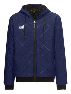 PUMA Workwear Winterjacke ESSENTIALS Dunkelblau/Blau