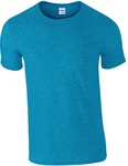 Gildan Rundhalsshirt Softstyle Herren T-Shirt Türkis
