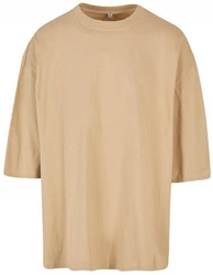 Build Your Brand Rundhalsshirt Huge Tee Khaki/Beige/Braun