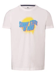 Nils Sundström T-Shirt Gelb/Beige/Rosa/Weiß