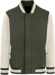 HRM Outdoorjacke Mens Premium College Jacket Dunkelgrün/Grün
