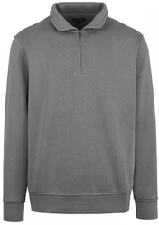 HRM Sweatshirt Unisex Premium Zip-Sweatshirt Unisex Pullover Hellgrau/Dunkelgrau/Grau