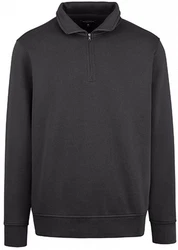 HRM Sweatshirt Unisex Premium Zip-Sweatshirt Unisex Pullover Dunkelgrau/Schwarz/Grau