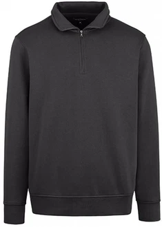 HRM Sweatshirt Unisex Premium Zip-Sweatshirt Unisex Pullover Dunkelgrau/Schwarz/Grau