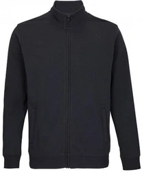SOLS Sweatjacke Full-Zip Jacket Cooper Unisex Schwarz/Dunkelgrau/Dunkelblau