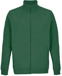 SOLS Sweatjacke Full-Zip Jacket Cooper Unisex Dunkelgrün/Grün