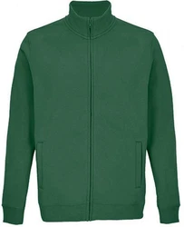 SOLS Sweatjacke Full-Zip Jacket Cooper Unisex Dunkelgrün/Grün