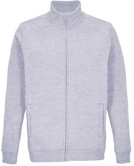 SOLS Sweatjacke Full-Zip Jacket Cooper Unisex Hellgrau/Grau