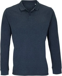 Langarm-Poloshirt Unisex Long Sleeve Polo Shirt Planet Langarmpoloshirt Unisex