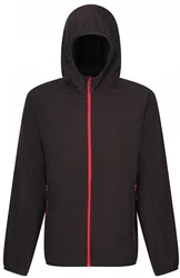 Regatta Professional Outdoorjacke Navigate Hooded Full Zip Fleece Schwarz/Rot/Dunkelrot/Braun/Dunkelgrau