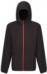Regatta Professional Outdoorjacke Navigate Hooded Full Zip Fleece Schwarz/Rot/Dunkelrot/Braun/Dunkelgrau