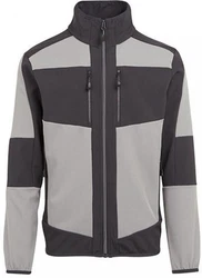 Regatta Professional Outdoorjacke E-volve Unisex 2-Layer Softshell Jacket Hellgrau/Grau/Dunkelgrau