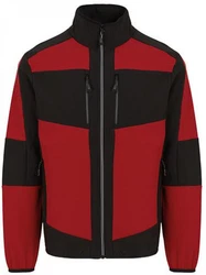 Regatta Professional Outdoorjacke E-volve Unisex 2-Layer Softshell Jacket Rot/Dunkelrot