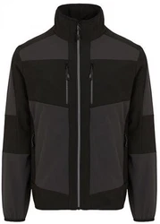 Regatta Professional Outdoorjacke E-volve Unisex 2-Layer Softshell Jacket Dunkelgrau/Schwarz/Grau