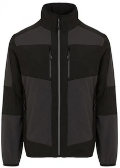 Regatta Professional Outdoorjacke E-volve Unisex 2-Layer Softshell Jacket Dunkelgrau/Schwarz/Grau