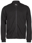 Tee Jays Outdoorjacke Athletic Full Zip Sweat Herren Jacke Dunkelgrau/Grau/Schwarz