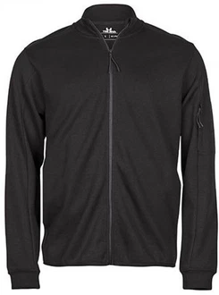 Tee Jays Outdoorjacke Athletic Full Zip Sweat Herren Jacke Dunkelgrau/Grau/Schwarz Tee Jays Outdoorjacke Athletic Full Zip Sweat Herren Jacke Dunkelgrau/Grau/Schwarz