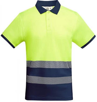 Roly Warnschutz-Shirt Poloshirt Atrio Shortsleeve Herren Gelb