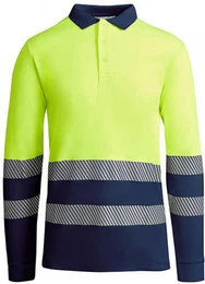 Warnschutz-Shirt Poloshirt Atrio Longsleeve Langarmpoloshirt