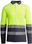 Roly Warnschutz-Shirt Poloshirt Atrio Longsleeve Gelb/Neonfarben/Grün