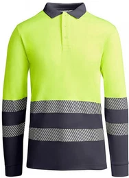 Warnschutz-Shirt Poloshirt Atrio Longsleeve Langarmpoloshirt
