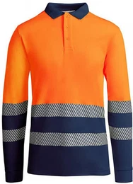 Warnschutz-Shirt Poloshirt Atrio Longsleeve Langarmpoloshirt