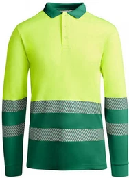 Warnschutz-Shirt Poloshirt Atrio Longsleeve Langarmpoloshirt