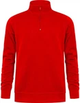Promodoro Sweatshirt Unisex Troyer Halfzip Rot/Dunkelrot