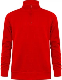 Sweatshirt Unisex Troyer Side Pocket Halfzip