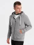 Herren-Sweatshirt Ombre Hellgrau/Grau
