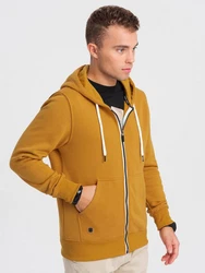 Herren-Sweatshirt Ombre Gelb/Braun