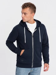 Herren-Sweatshirt Ombre Dunkelblau/Hellblau/Blau