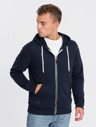 Herren-Sweatshirt Ombre Dunkelblau/Hellblau/Blau