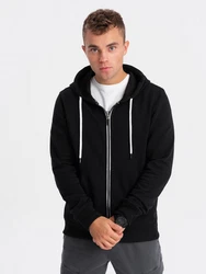 Herren-Sweatshirt Ombre Schwarz/Hellblau