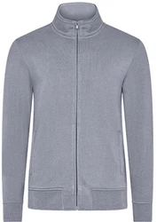 HRM Sweatjacke Mens Premium Full-Zip Sweat Jacket Grau/Hellgrau/Dunkelblau