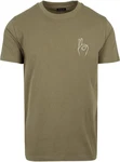 Mister Tee T-Shirt Easy Sign Tee Dunkelgrün/Khaki