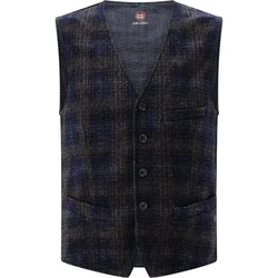 CG Club of Gents Anzugweste Style Mosley-J Dunkelblau/Blau/Hellblau