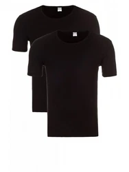 Yazubi Rundhalsshirt Basic Crew Neck Tee Schwarz