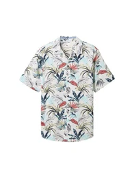 Kurzarmhemd Kurzarmhemd mit Allover Print