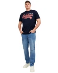 Jack & Jones Print-Shirt mit Print Blau/Dunkelblau/Rot/Schwarz/Braun Jack & Jones Print-Shirt mit Print Blau/Dunkelblau/Rot/Schwarz/Braun