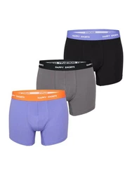 Phil & Co. Retro Pants All Styles Boxershorts Trunks Herren Grau/Dunkelblau/Lila/Blau