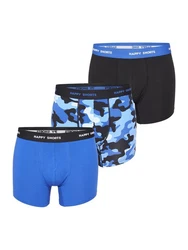 Phil & Co. Retro Pants All Styles Boxershorts Trunks Herren Blau/Hellblau/Dunkelblau